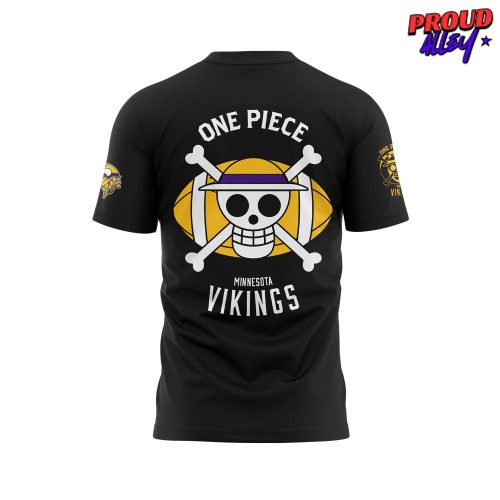 Minnesota Vikings x One Piece Luffy Gear 5 TShirt