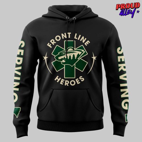 Minnesota Wild Front Line Appreciation 2025 Hoodie