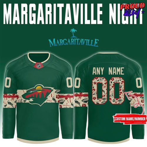 Minnesota Wild Margaritaville Night Special Edition Hockey Jersey