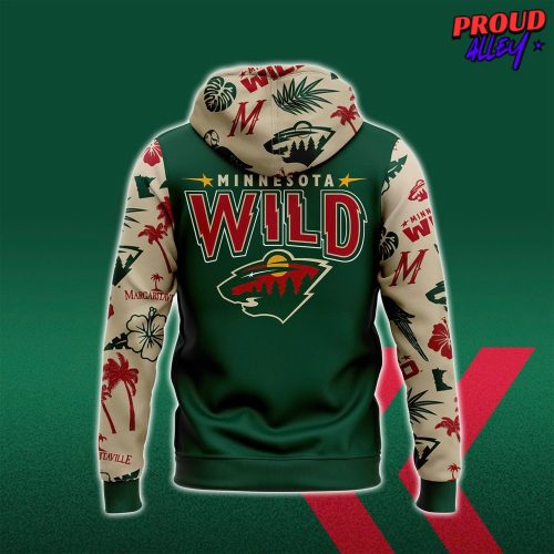 Minnesota Wild Margaritaville Night Special Edition Hoodie