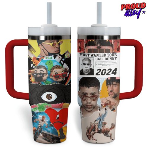 Most Wanted Tour Bad Bunny Stanley Tumbler 40oz