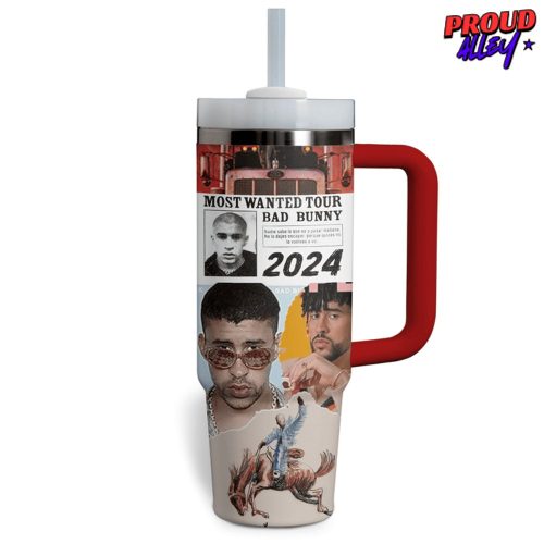 Most Wanted Tour Bad Bunny Stanley Tumbler 40oz