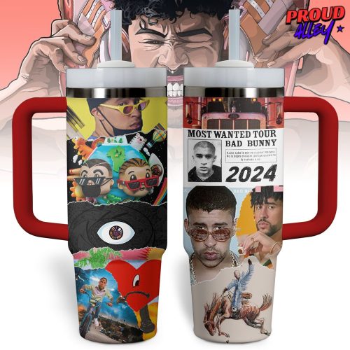 Most Wanted Tour Bad Bunny Stanley Tumbler 40oz