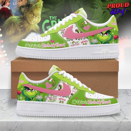 My Grinch Stole My Heart Limited Edition Nike Air Force 1