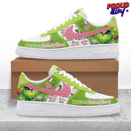 My Grinch Stole My Heart Limited Edition Nike Air Force 1