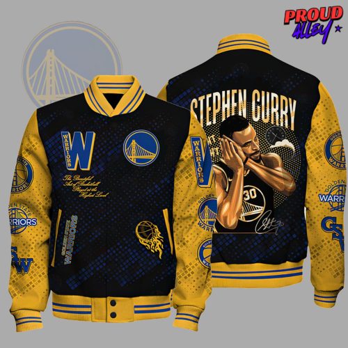 NBA Golden State Warriors Stephen Curry Bomber Jacket