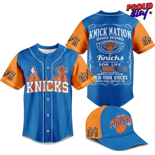 NBA Knick Nation Bing Bong Baseball Jersey