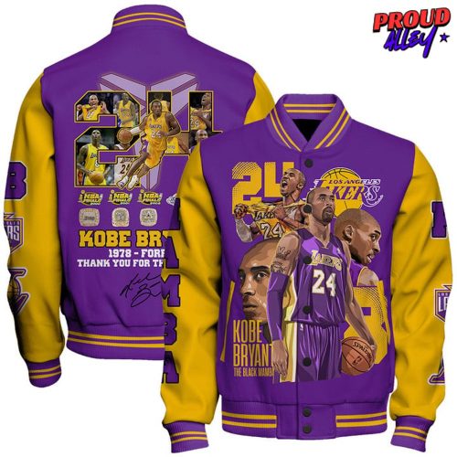 NBA Kobe Bryant Los Angeles Lakers Basketball Varsity Jacket