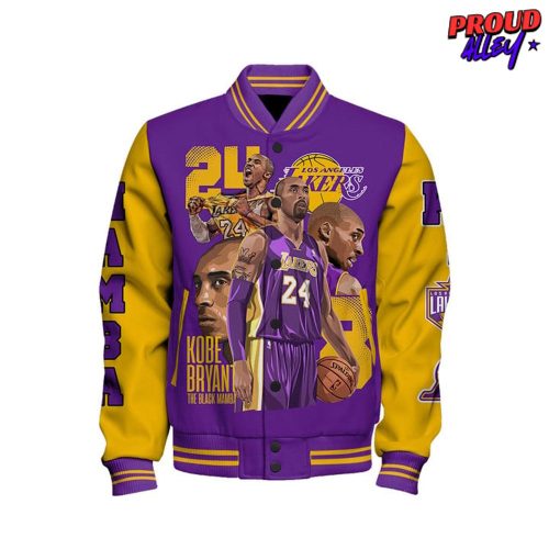 NBA Kobe Bryant Los Angeles Lakers Basketball Varsity Jacket