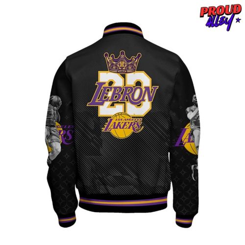 NBA LeBron James 23 The King Sport Pattern Varsity Jacket