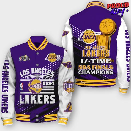 NBA Los Angeles Lakers 17X Champions Varsity Jacket