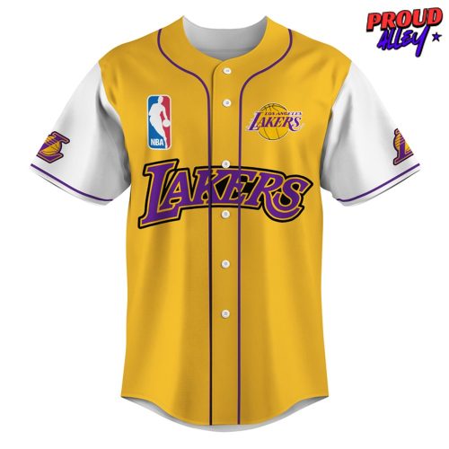 NBA Los Angeles Lakers Nation Baseball Jersey