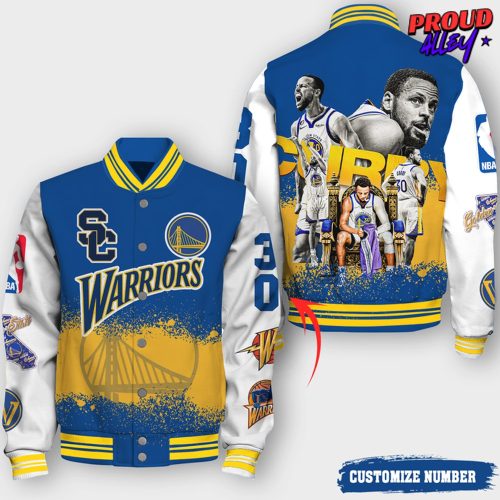 NBA Stephen Curry Night Golden State Warriors Varsity Jacket