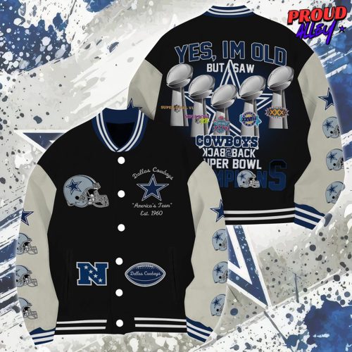 NFL Dallas Cowboys 5x Super Bowl Varsity Jacket