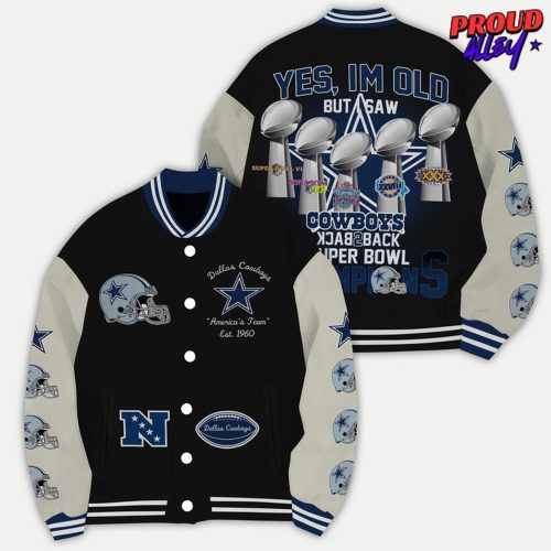 NFL Dallas Cowboys 5x Super Bowl Varsity Jacket