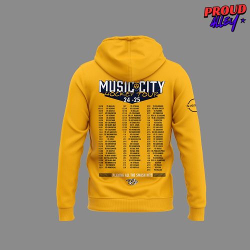 Nashville Predators Music City Hockey Tour Hoodie