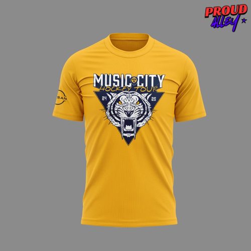 Nashville Predators Music City Hockey Tour T-Shirt