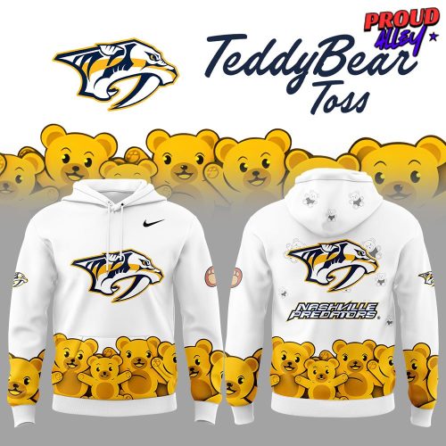 Nashville Predators Teddy Bear Toss Special Hoodie