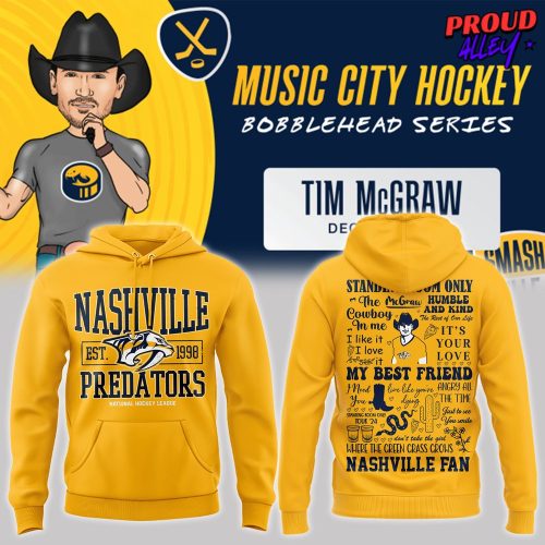 Nashville Predators Music City Hockey Tour T-Shirt