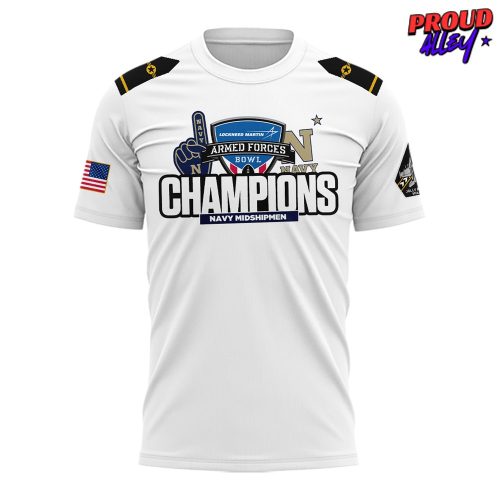 Navy Midshipmen Armed Forces Bowl Champions 2024 T-Shirt