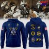 Navy Midshipmen Jolly Rogers Fear The Bones Special Navy Hoodie