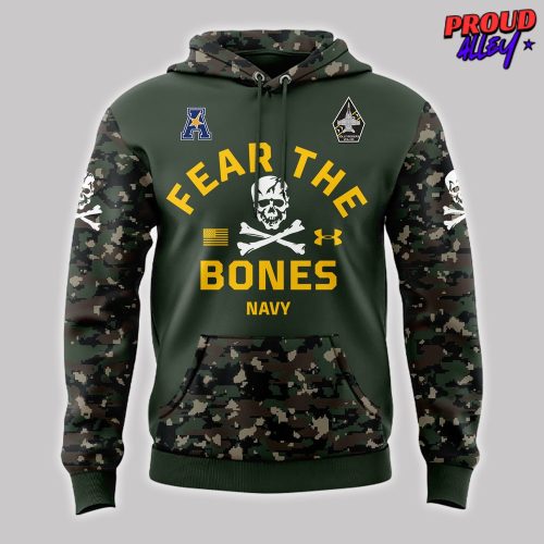 Navy Midshipmen Jolly Rogers Special Camo Hoodie