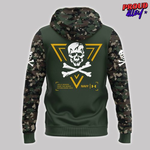 Navy Midshipmen Jolly Rogers Special Camo Hoodie