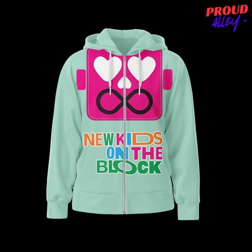 New Kids On The Block Block Head Forever Zipper Hoodie