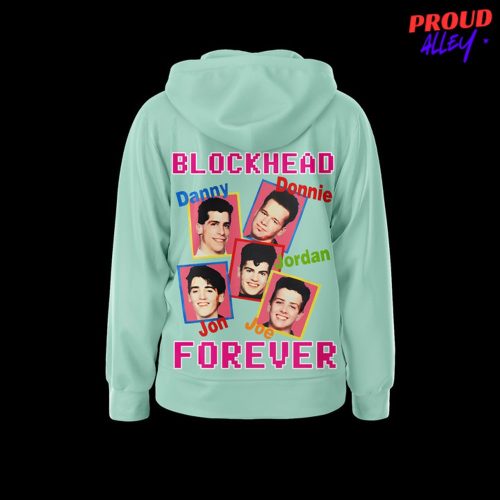 New Kid On The Block Block Head Forever Zipper Hoodie