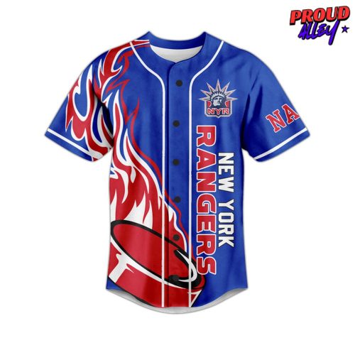 New York Broadway Blueshirts Baseball Jersey