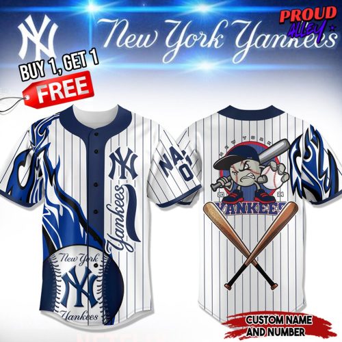 New York Yankees MLB Personalized Baseball Jersey