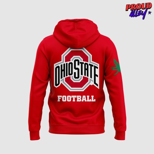 Ohio State Buckeye Football 2024 Red Hoodie