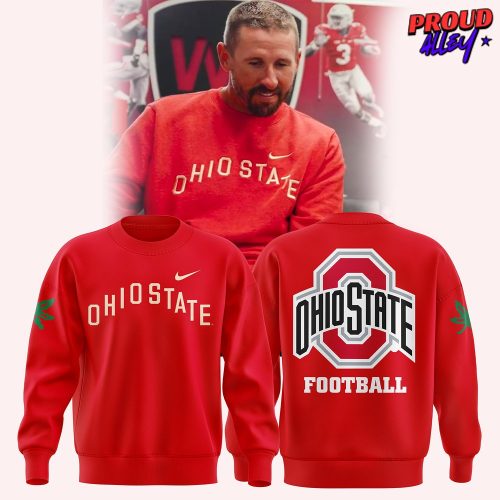 Ohio State Buckeye Football 2024 Red Sweatshirt