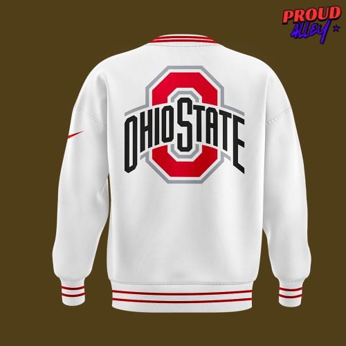 Ohio State Football Vintage 2024 White Sweatshirt