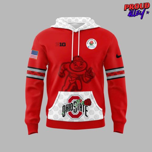 Ohio State Rose Bowl 2025 Red Hoodie