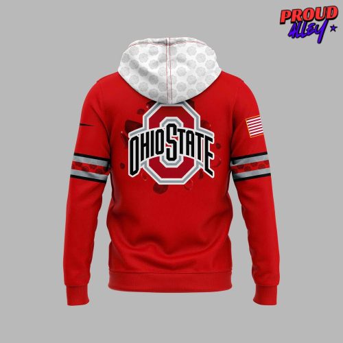 Ohio State Rose Bowl 2025 Red Hoodie