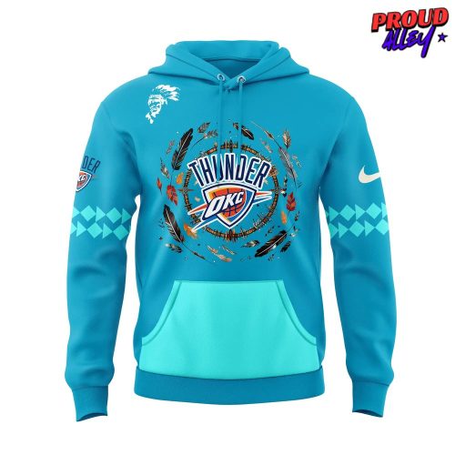 Oklahoma City Thunder Native American Heritage Month Special Hoodie