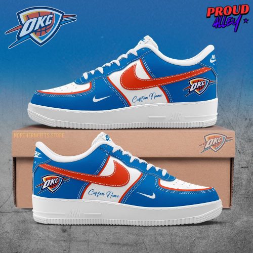 Oklahoma City Thunder x Nike Custom Name Air Force 1