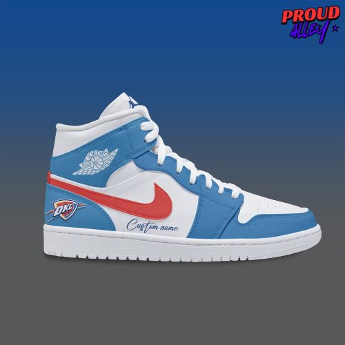 Oklahoma City Thunder X Nike Custom Name Air Jordan 1