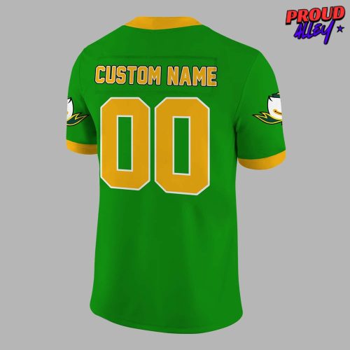 Oregon Ducks Big 10 Green Football Jersey