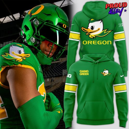 Oregon Ducks Gang Green Special Edition Hoodie