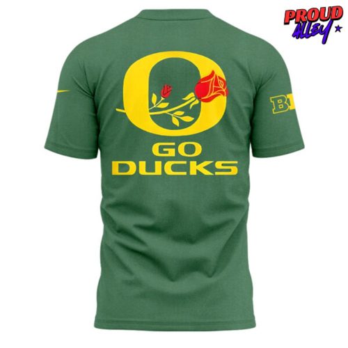 Oregon Ducks Rose Bowl Game 2025 Green TShirt