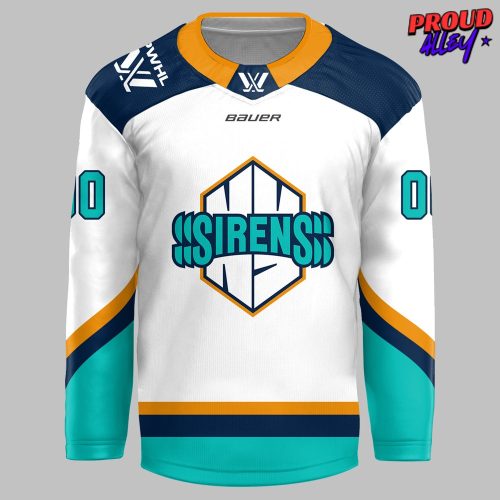 PHWL New York Sirens Bauer Special White Hockey Jersey