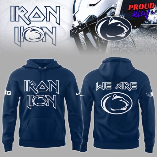 Penn State Nittany Lions x Iron Lion Nike Blue Hoodie