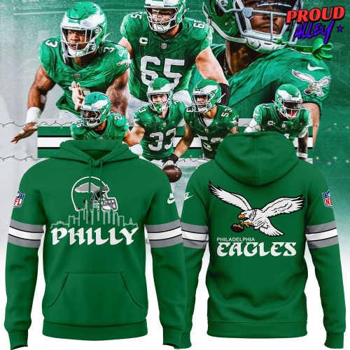 Philadelphia Eagles Super Bowl LIX 2025 Nike Zip Hoodie