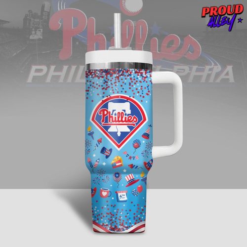 Philadelphia Phillies Independence Day Stanley Tumbler 40z