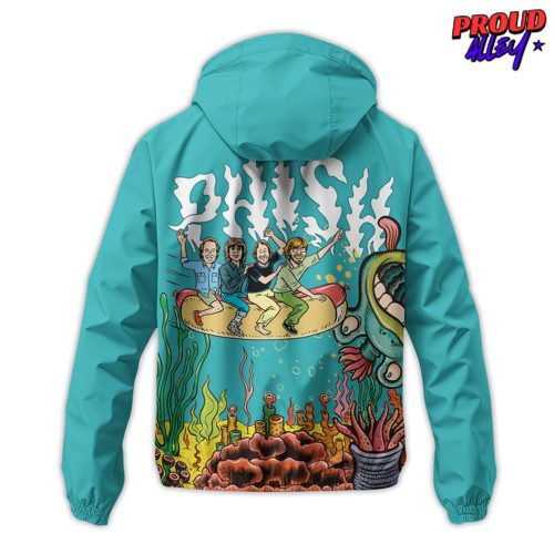 Phish Summer Tour 2024 Announced Windbreaker Outdoor Zipper Hoodie