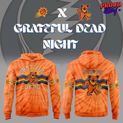 Phoenix Suns x Grateful Dead Night Edition Orange Hoodie