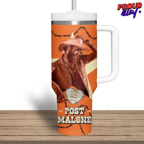 Post Malone Big Ass Stadium Tour Stanley Tumbler Cup