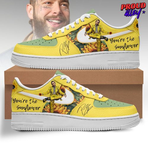 Post Malone Sunflower Limited Edition Air Force 1